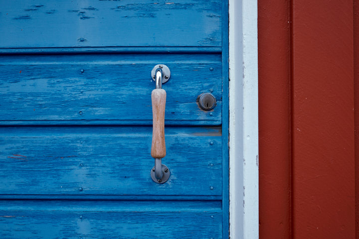 Door of the Svalbard Church in Longyearbyen