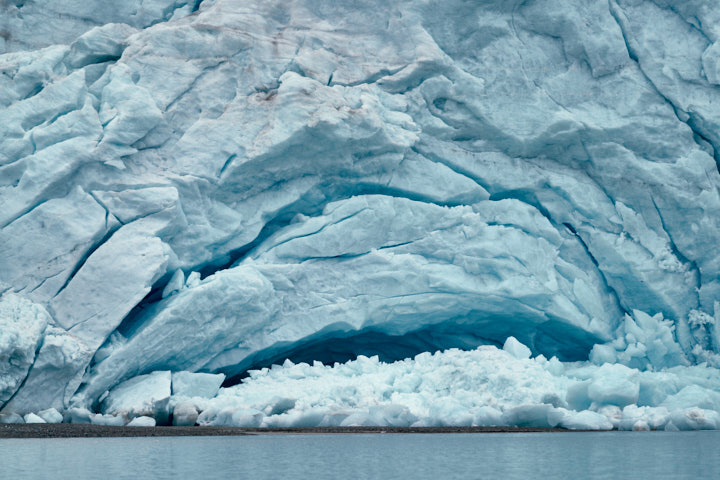 Glacier front of Nordenskjöldbreen