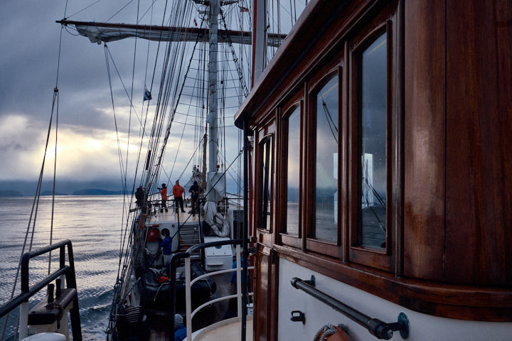 SS Antigua off the coast of Albert I. Land